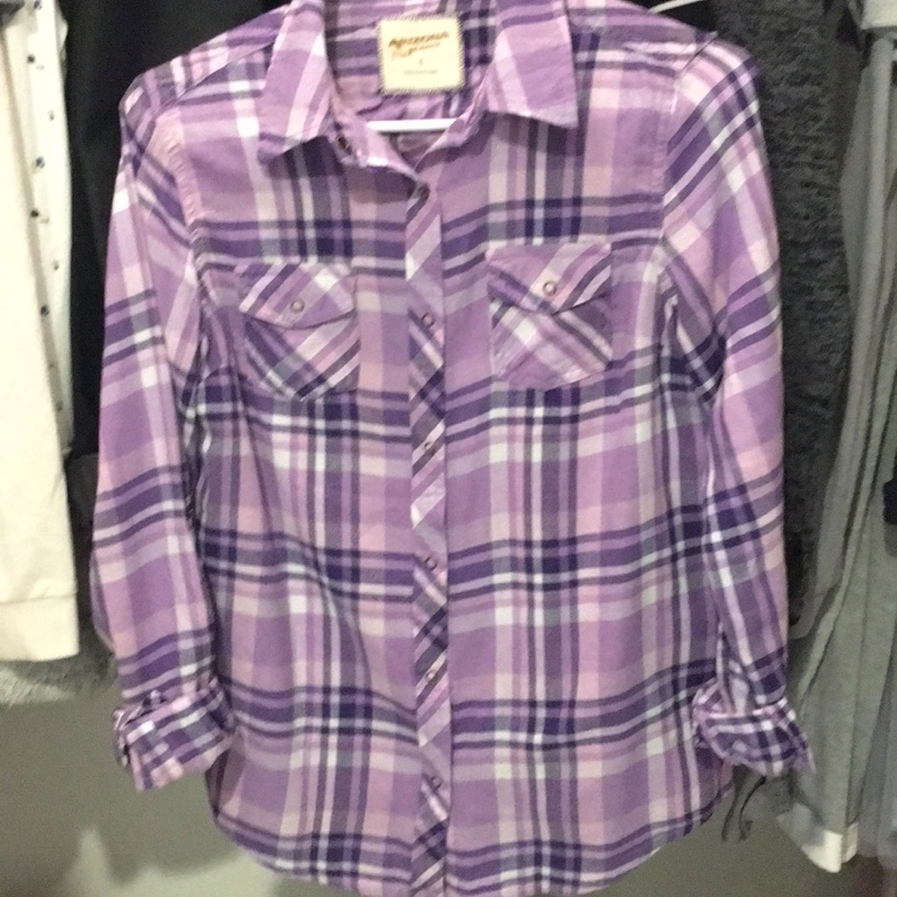Purple Arizona Jeans Flannel